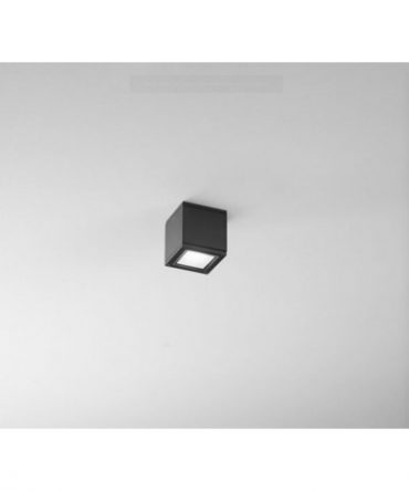 Plafone Spot Soffitto Per Esterno IP54 Cubo Nero Prysm 1xGU10 Led Isyluce 930N