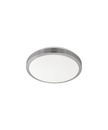 Plafoniera Applique Competa Led Bianco E Nichel Ø32 cm Eglo