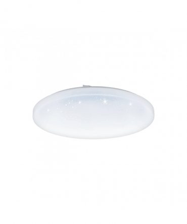 Plafoniera Applique Frania-S Led 33,5W Bianco Effetto Cristallo Ø43 cm Eglo