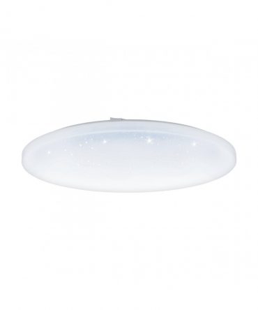 Plafoniera Applique Frania-S Led 49,5W Bianco Effetto Cristallo Ø55 cm Eglo