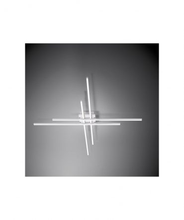 Plafoniera Applique Hashtag Bianco Led 42w 80x80 cm Vivida International