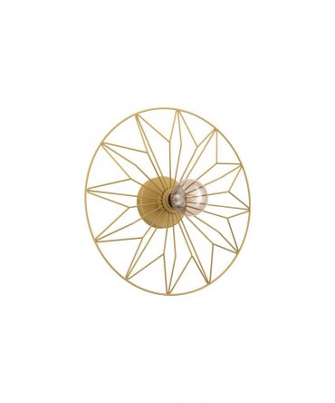 Plafoniera Applique Minimale Design Geometrico Oro Castanuelo Eglo