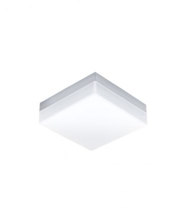 Plafoniera Applique Quadrata Sonella Led IP44 Bianco Eglo