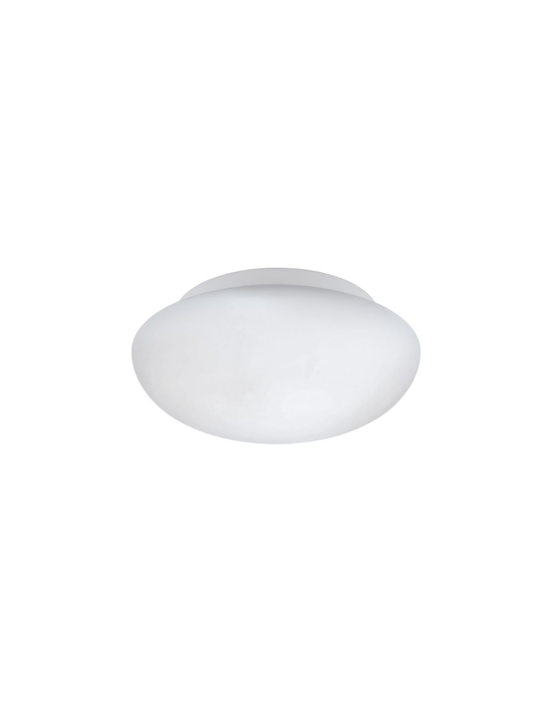 Plafoniera Applique Rotonda Ella Vetro Opale Ø28 cm Eglo