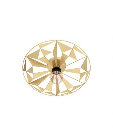 Plafoniera Applique Sfaccettata Oro Design Castanuelo Eglo