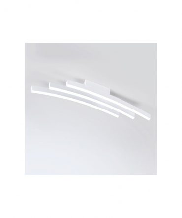 Plafoniera Bow Bianco 3 Bacchette Led 36w 3000k/4000k Vivida International