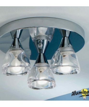 Plafoniera Claudia 3 luci rotonda Illuminando