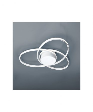 Plafoniera Clover 3 Anelli Bianco Led 33w 3000k/4000k Ø54 cm Vivida International
