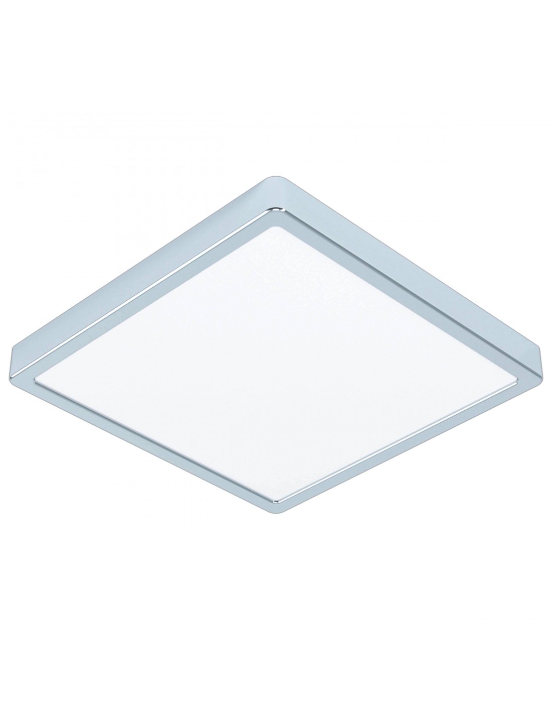 Plafoniera Da Esterno Fueva Led 20W Cromo 28,5x28,5 cm IP44 Eglo