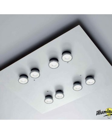 Plafoniera Dama 8 luci GU10 Illuminando