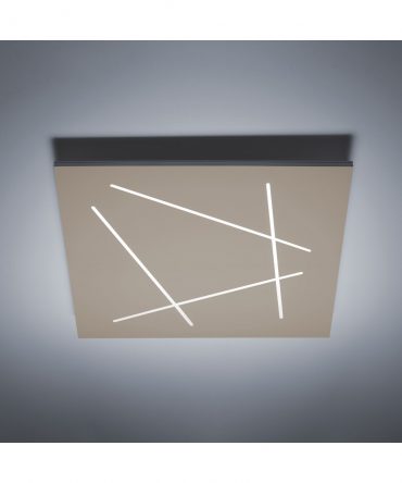 Plafoniera Flat Sabbia Led 31w 3000k 35x35 cm Vivida International