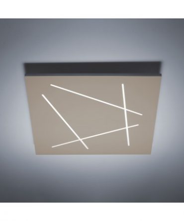 Plafoniera Flat Sabbia Led 42w 3000k 45x45 cm Vivida International