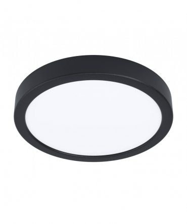 Plafoniera Fueva Led 16,5W 3000K Dimmerabile Nero Ø21 cm Eglo