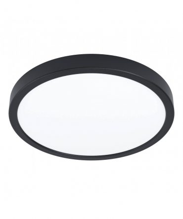 Plafoniera Fueva Led 20W 3000K Bianco E Nero Ø28,5 cm Eglo