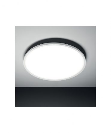 Plafoniera Halo Bianco Led 49w 3000k Disco Ø61 cm Vivida International