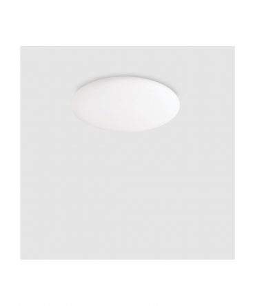 IDEAL LUX LEVEL Plafoniera In Vetro Bianco Led 18w l PL Ø40 cm