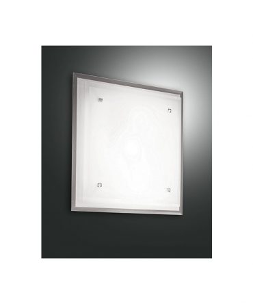 Plafoniera in vetro Maggie 40x40 cm 2957-65-102 Fabas Luce