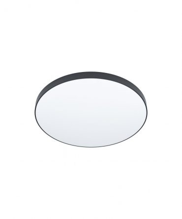 Plafoniera Led Dimmer Rotonda Zubieta-A Nero Ø59,5 cm Eglo