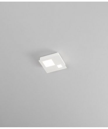 Plafoniera Moderna Checker Board ISYLUCE 18x18cm LED 12W bianco
