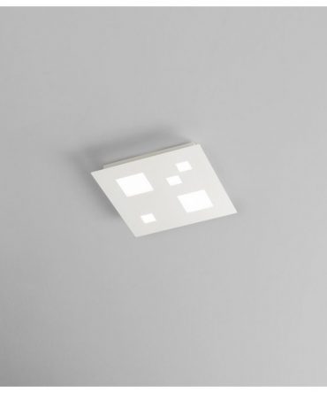 Plafoniera Moderna Checker Board ISYLUCE 31x31cm LED 25W Bianco