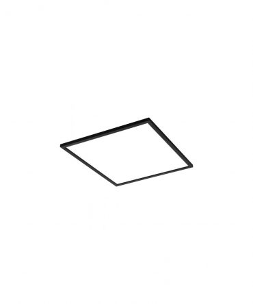 Plafoniera Moderna Led Dimmer Quadrata Salobrena-Z Nero Eglo
