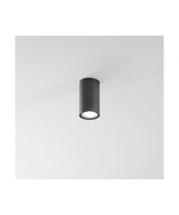 Plafoniera Moderna Per Esterno Cylin Cilindro Ø6cm Antracite IP54 1xGU10 Isyluce 582