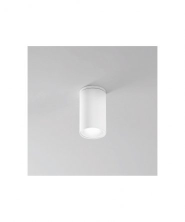 Plafoniera Moderna Per Esterno Cylin Cilindro Ø6cm Bianco IP54 1xGU10 Isyluce 581
