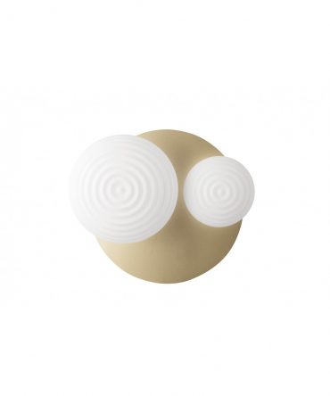 Plafoniera Moderna Tondo Oro Ø50 cm Ondaluce Ciciriello