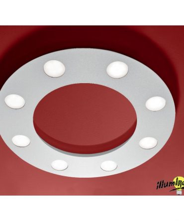 Illuminando Plafoniera moderna Ufo 8 luci bianco o sabbia