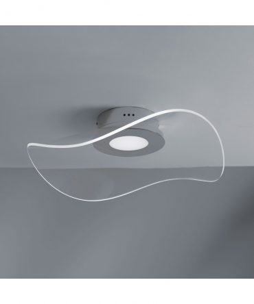 Plafoniera Nebula Cromo Led 15w Ø47 cm Vivida International