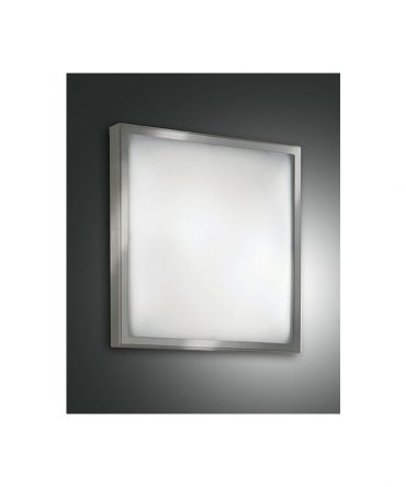 Plafoniera Osaka 30x30 nichel 2867-61-178 Fabas Luce