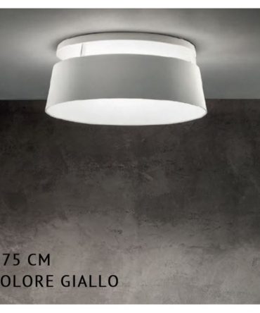 Plafoniera Oxygen S Led 50w giallo Stilnovo Linea Light 8087