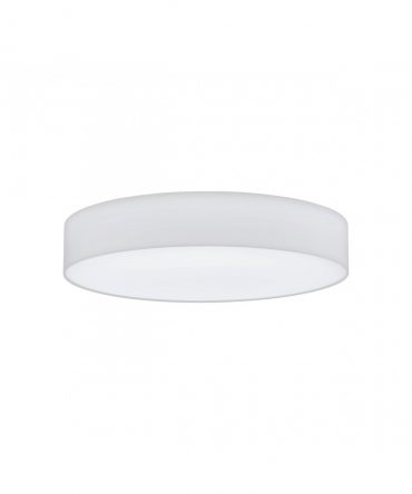 Plafoniera Pasteri 5xE27 Paralume Lino Bianco Ø76 cm Eglo