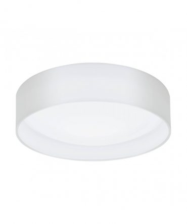Plafoniera Pasteri Led Paralume Lino Bianco Ø32 cm Eglo