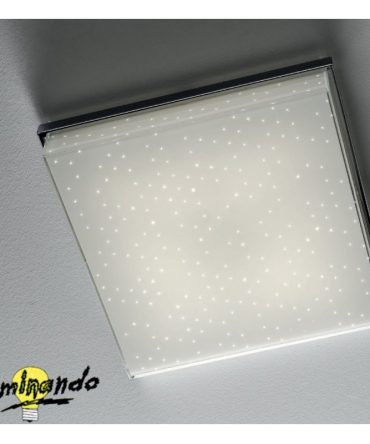 Illuminando Plafoniera quadrata Brilla Led 22w