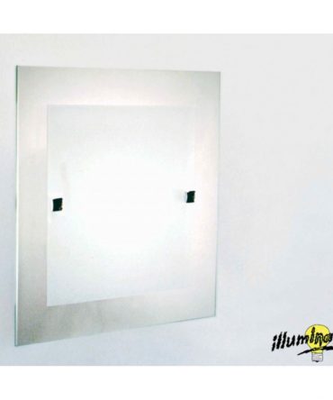 Plafoniera quadrata Flat 30x30 cm Illuminando