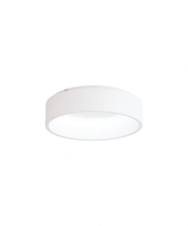 Plafoniera Rotonda Marghera Bianco Led Dimmerabile Ø45 cm Dimmerabile Eglo