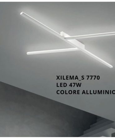 Plafoniera Xilema S Led 47w alluminio Stilnovo Linea Light 7770