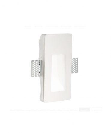 IDEAL LUX WALKY-2 Segnapasso In Gesso Verniciabile Led  Bianco