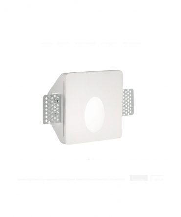 IDEAL LUX WALKY-3 Segnapasso In Gesso Verniciabile Led  Bianco