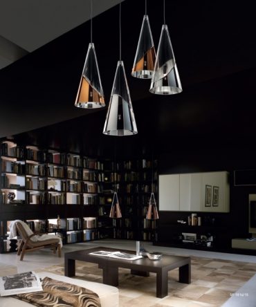 Sospensione 3 luci Albachiara SP 1016/3x15 Lampade italiane by Sil Lux