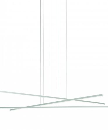 Sospensione 3 Luci Led Straight_P3 34w Bianca Linea Light 8202