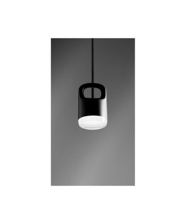 Sospensione Bag Nero 4 Led Sistema Decentramento Vivida International