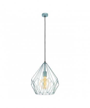 Sospensione Carlton Gabbia Metallica Menta Ø31 cm Eglo