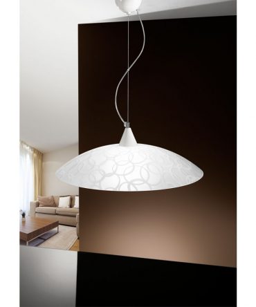 Sospensione Circles vetro Ø50 cm Antea Luce