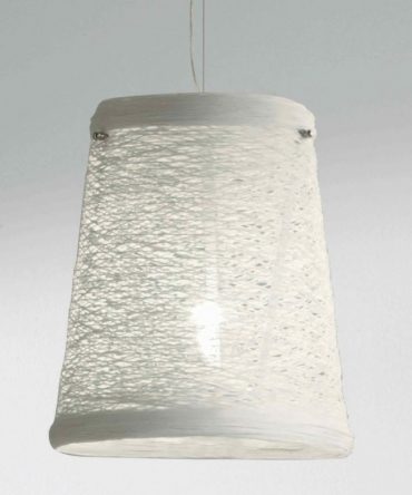 Illuminando Corda Sospensione Ø25 cm marrone e bianco