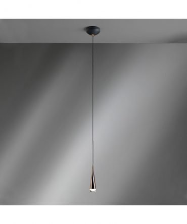 Sospensione Decorativa Twist Oro Rosa Led 5w Ø5 cm Vivida International