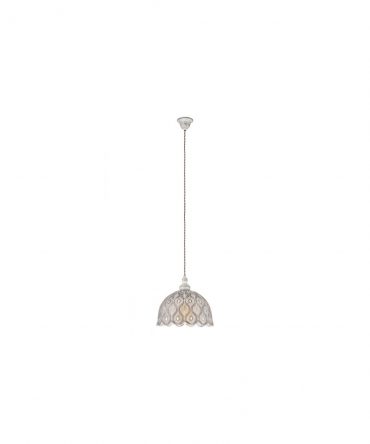 Sospensione Design Shabby Chic Vintage Bianco Antico Talbot Eglo