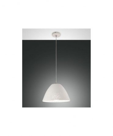 Sospensione In Ceramica Casale Bianca 3532-40-102 Fabas Luce