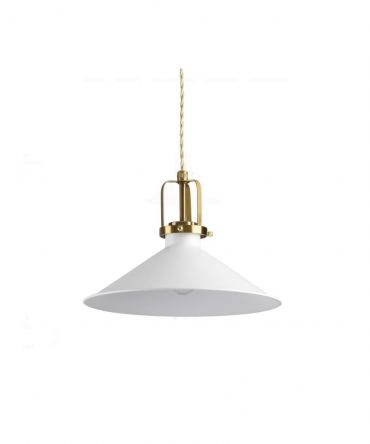 IDEAL LUX ERIS-3 Sospensione In Metallo Bianco e Oro Ø29 cm